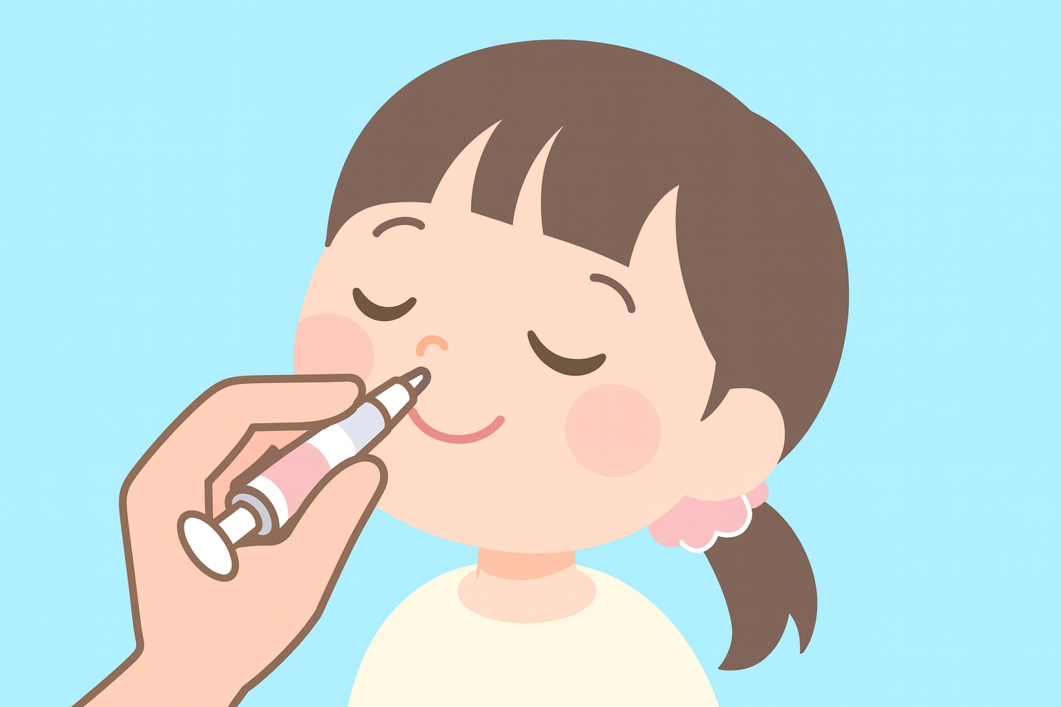 フルミスト接種イメージ
